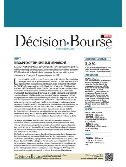 DECISION BOURSE