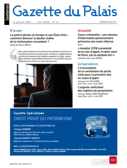 GAZETTE DU PALAIS