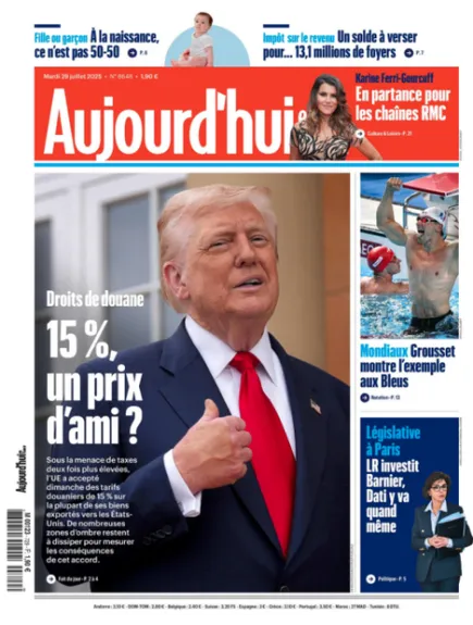 AUJOURD'HUI EN FRANCE