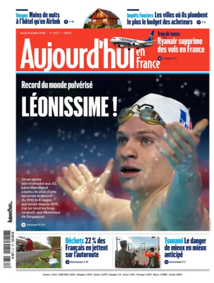 AUJOURD'HUI EN FRANCE