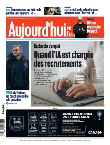 AUJOURD'HUI EN FRANCE