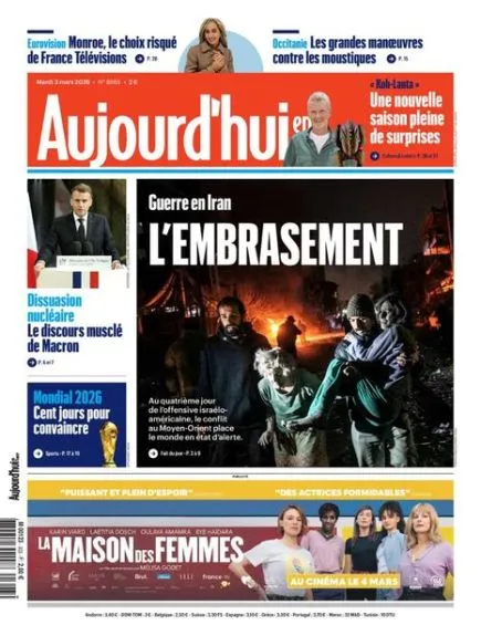 AUJOURD'HUI EN FRANCE