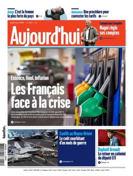 AUJOURD'HUI EN FRANCE