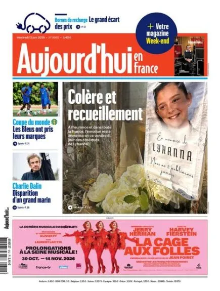 AUJOURD'HUI EN FRANCE