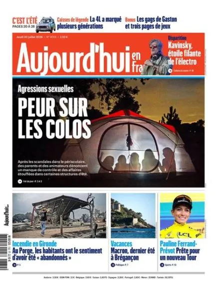 AUJOURD'HUI EN FRANCE