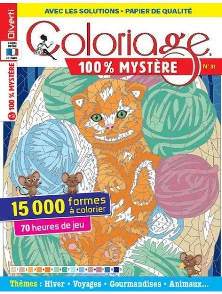 COLORIAGE 100 % MYSTERE