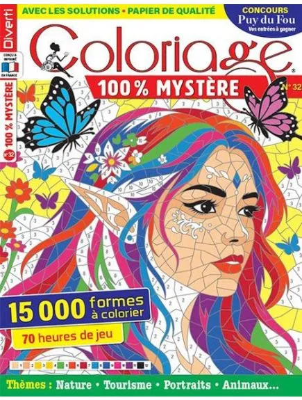 COLORIAGE 100 % MYSTERE