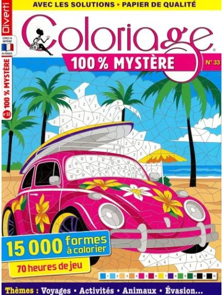 COLORIAGE 100 % MYSTERE