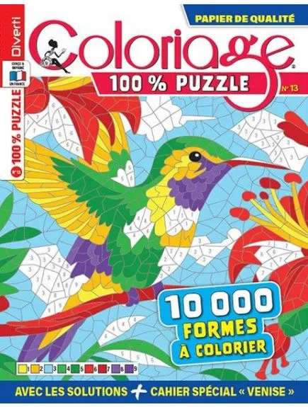 COLORIAGE 100 % PUZZLE
