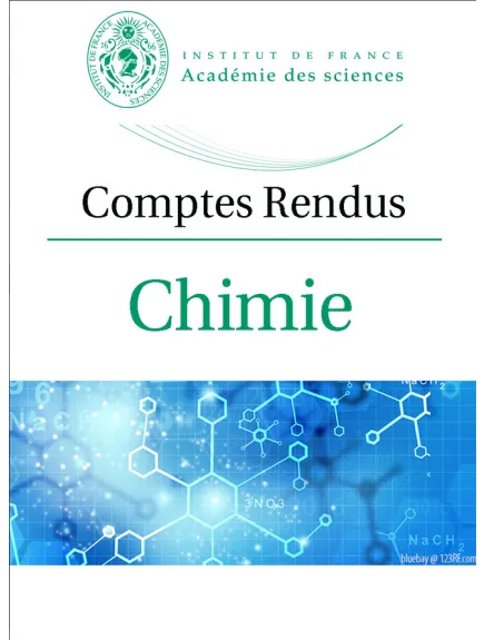 COMPTES RENDUS CHIMIE