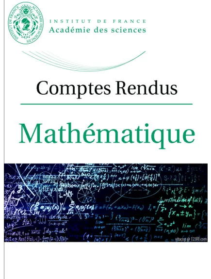 COMPTES RENDUS MATHEMATIQUE
