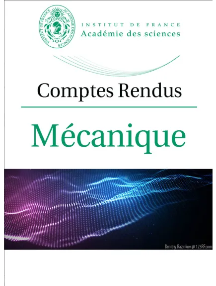 COMPTES RENDUS MECANIQUE