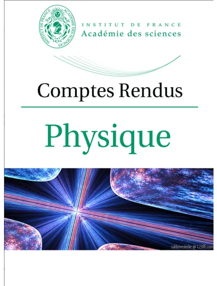 COMPTES RENDUS PHYSIQUE