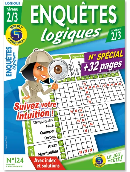 ENQUETES LOGIQUES NIVEAU 2/3