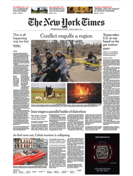 INTERNATIONAL NEW YORK TIMES