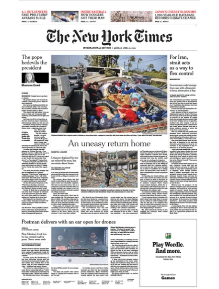 INTERNATIONAL NEW YORK TIMES