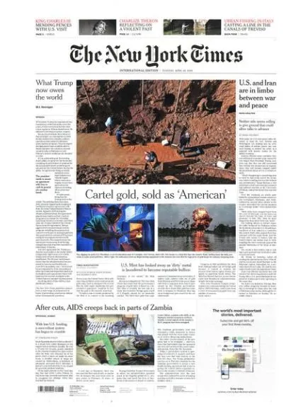 INTERNATIONAL NEW YORK TIMES