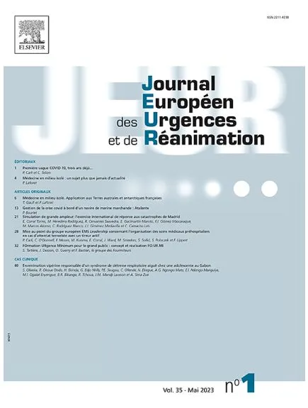 JOURNAL EUROPEEN DES URGENCES ET DE REANIMATION