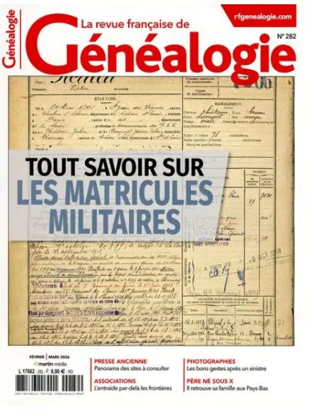 LA REVUE FRANCAISE DE GENEALOGIE