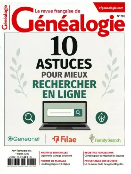 LA REVUE FRANCAISE DE GENEALOGIE
