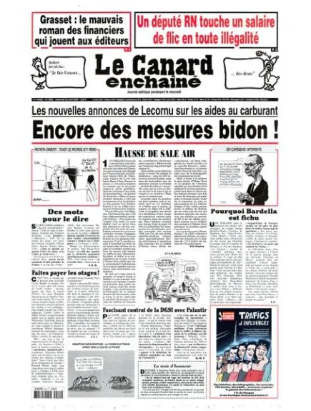 LE CANARD ENCHAINE