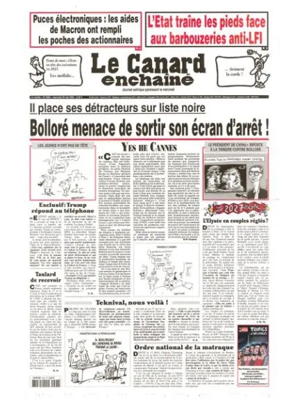 LE CANARD ENCHAINE