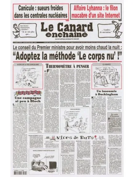 LE CANARD ENCHAINE