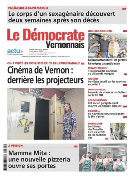 Journal Le Démocrate Vernonnais Abonnement pas cher I A2Presse