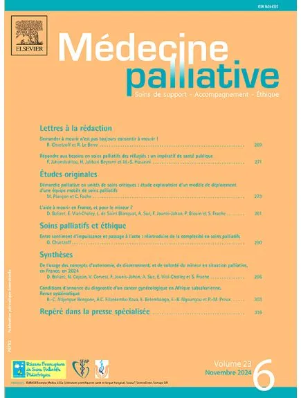 MEDECINE PALLIATIVE