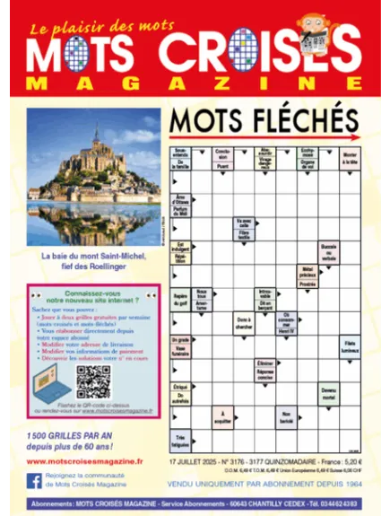 MOTS CROISES MAGAZINE