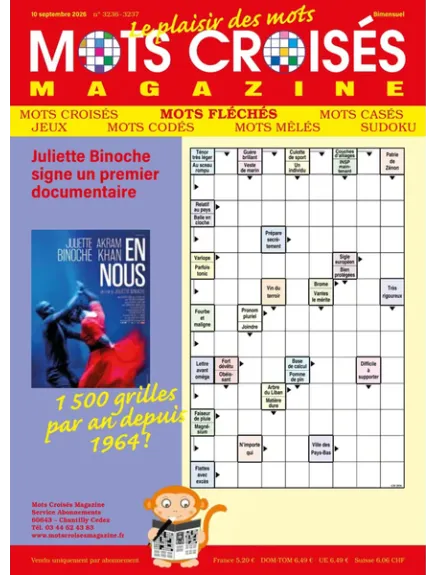MOTS CROISES MAGAZINE