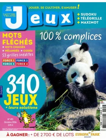 NOTRE TEMPS JEUX