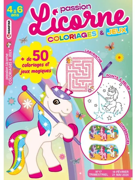 PASSION LICORNE COLORIAGES ET JEUX