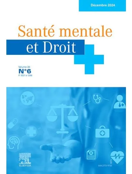SANTE MENTALE ET DROIT (ANCT DROIT DEONTOLOGIE & SOIN)