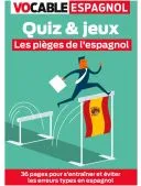 VOCABLE ESPAGNOL 1 An 12 N° (Version Papier) + 2 Doubles CD Audio + 1 Guide "Les 1000 mots indispensables" + EN CADEAU 1 Quiz & Jeux espagnol - Les pièges 