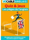 VOCABLE ANGLAIS 1 An 12 N° (Version Papier) + 2 Doubles CD Audio + 1 Guide "Les 1000 mots indispensables" + EN CADEAU 1 Quiz & Jeux anglais - Les pièges 
