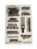 PASSION SCRAPBOOKING 1 An 4 N° (Version Papier) + 1 Lot de 16 étiquettes + EN CADEAU Une planche de tampons 