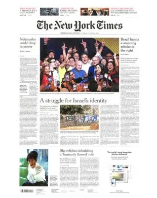 INTERNATIONAL NEW YORK TIMES