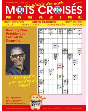 MOTS CROISES MAGAZINE
