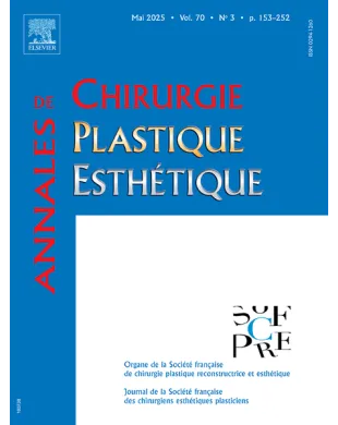 ANNALES DE CHIRURGIE PLASTIQUE ESTHETIQUE