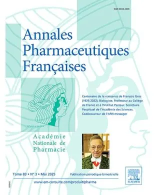ANNALES PHARMACEUTIQUES FRANCAISES