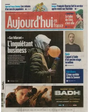 AUJOURD'HUI EN FRANCE