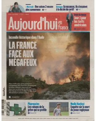 AUJOURD'HUI EN FRANCE
