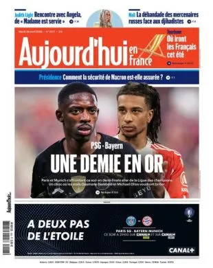 AUJOURD'HUI EN FRANCE