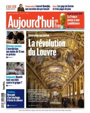 AUJOURD'HUI EN FRANCE