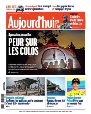 AUJOURD'HUI EN FRANCE