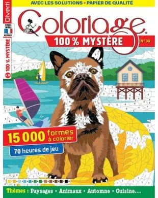 COLORIAGE 100 % MYSTERE