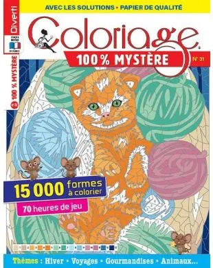 COLORIAGE 100 % MYSTERE