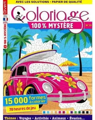 COLORIAGE 100 % MYSTERE