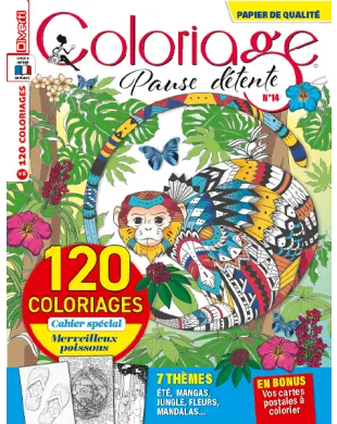 COLORIAGE PAUSE DETENTE